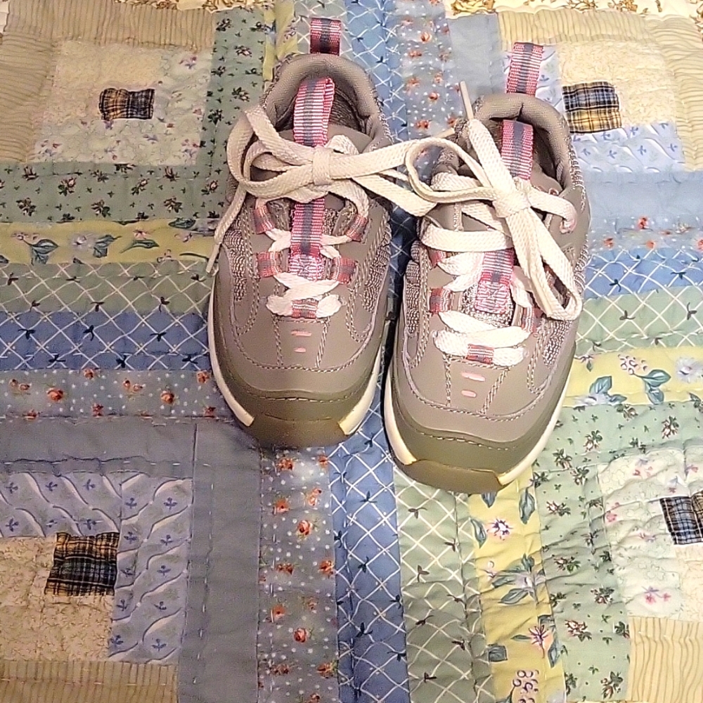 Little girls size 8 sneakers
